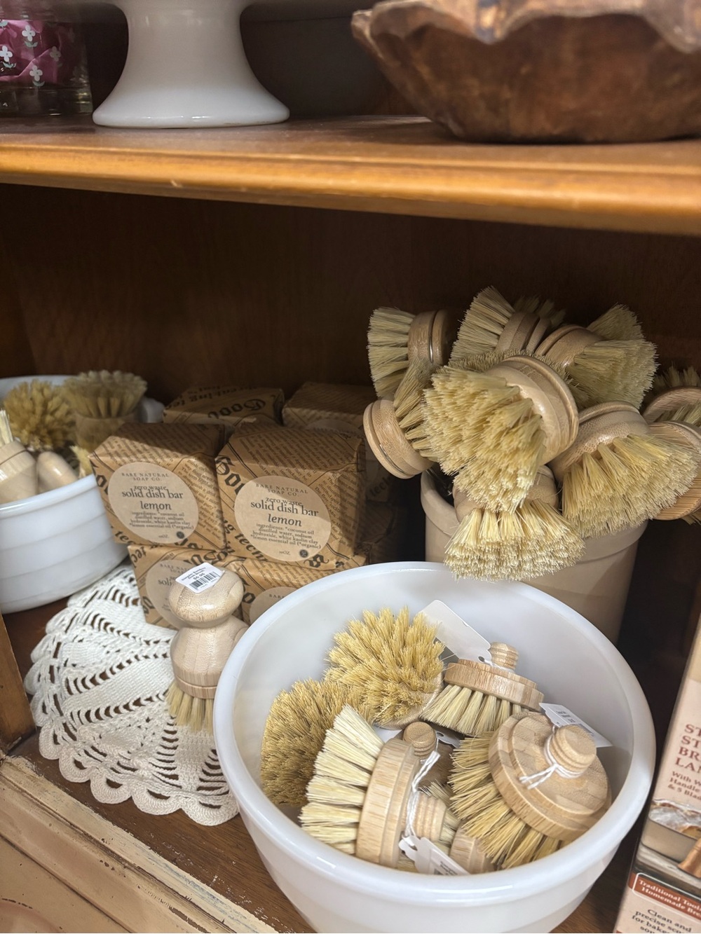 Eco-friendly Natural Wood Brush Set & Scrubber 🧽 NEW ITEMS Final Sale